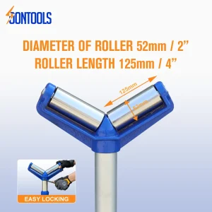 Professional V-Shaped Material Support Stand by Soontools