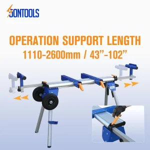 参数图1 SOONTOOLS Multifunctional Aluminum Miter Saw Bench 36200