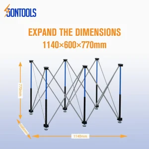 SOONTOOLS Telescopic Folding Multi - Function Workbench 26630a-6 Portable Folding