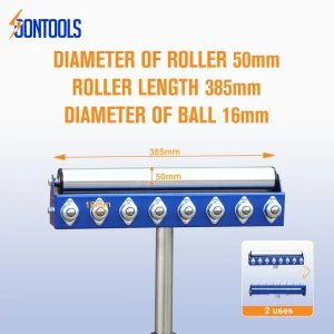 参数图2 Soontools Pipe Stand Roller 26201M - 1050mm Adjustable Height