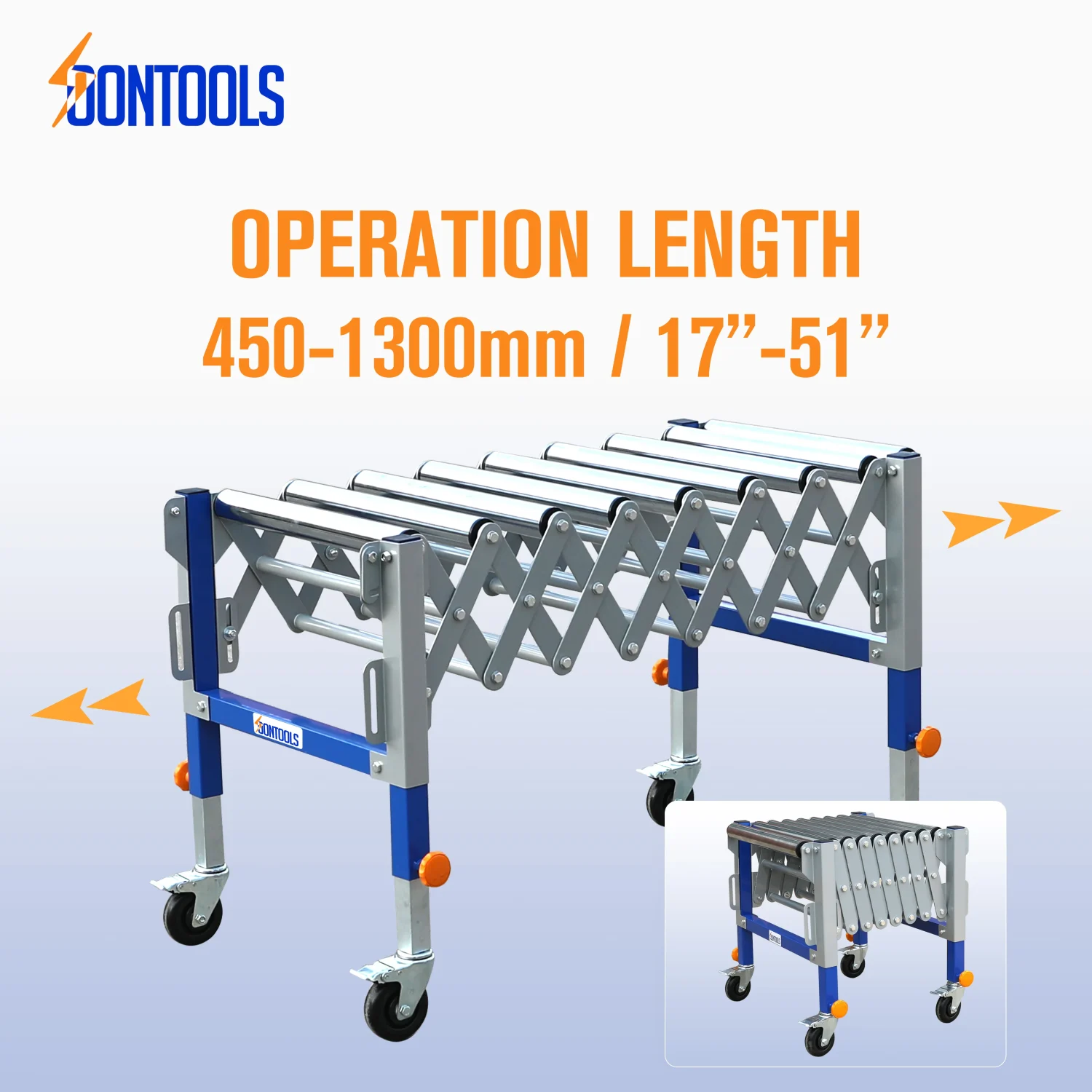 Flexible Roller Conveyor Stand