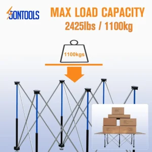 SOONTOOLS Telescopic Folding Multi - Function Workbench 26630a-6 Portable Folding