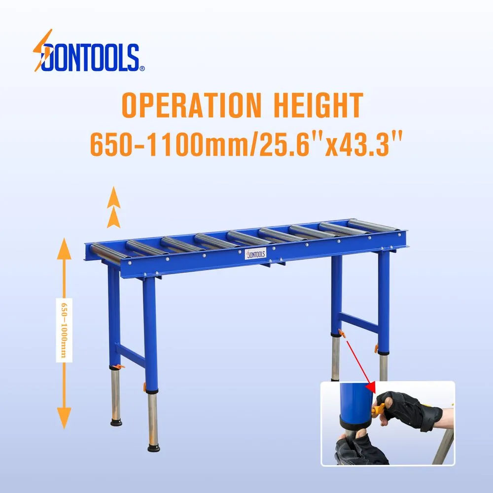 Soontools 26123 Heavy-Duty Adjustable Roller Stand